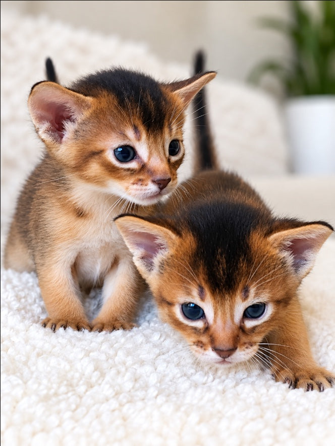 Abyssinian kitten at Bimini Cats — Warm, Natural Tones