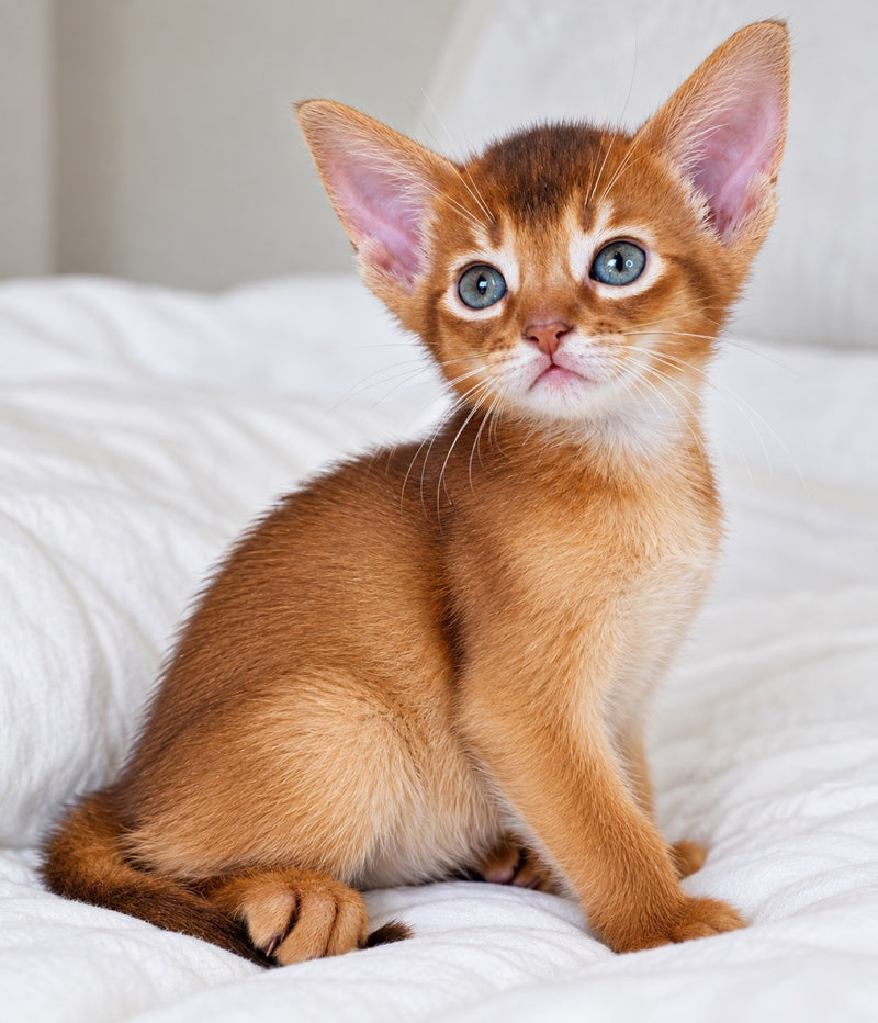 Abyssinian kitten at Bimini Cats