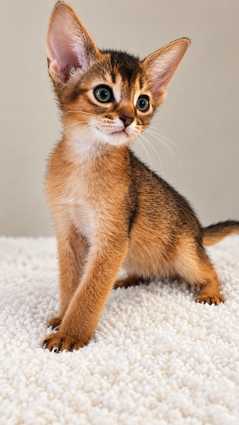 Abyssinian kitten at Bimini Cats