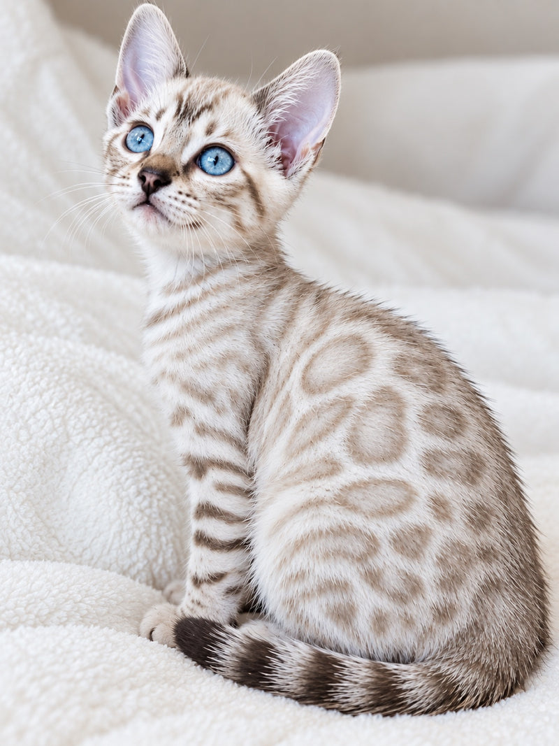 Snow Bengal kitten at Bimini Cats