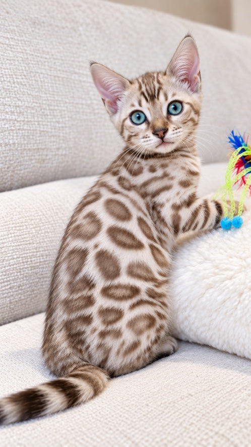 Bengal kitten at Bimini Cats — Striking Coats
